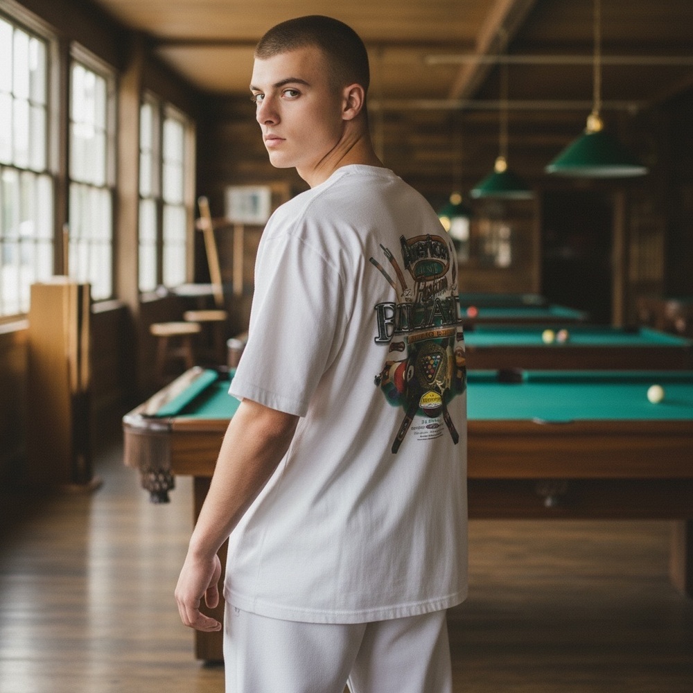 Vintage Fruit of the Loom White Graphic Men's Tee